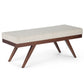 Chanelle - Mid-Century Ottoman Bench - Furniture Home Direct