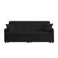 3 In 1 Convertible Sleeper Sofa Bed, Reclining Backrest, Pillows, Pockets - Furniture Home Direct