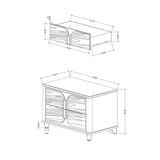 Brenda - Nightstand - Gray - Furniture Home Direct
