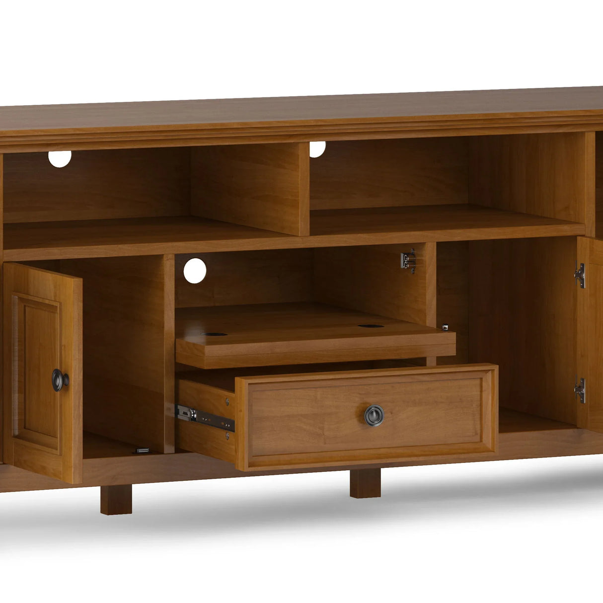 Amherst - Handcrafted Wide TV Media Stand - Furniture Home Direct
