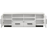 Matilda - TV Stand With Drawers - White Finish - Furniture Home Direct