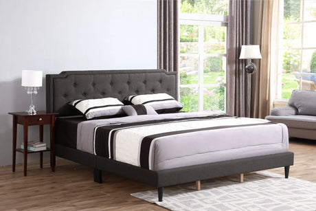 Button Tufted Bed Charming For Cozy Spaces - Furniture Home Direct