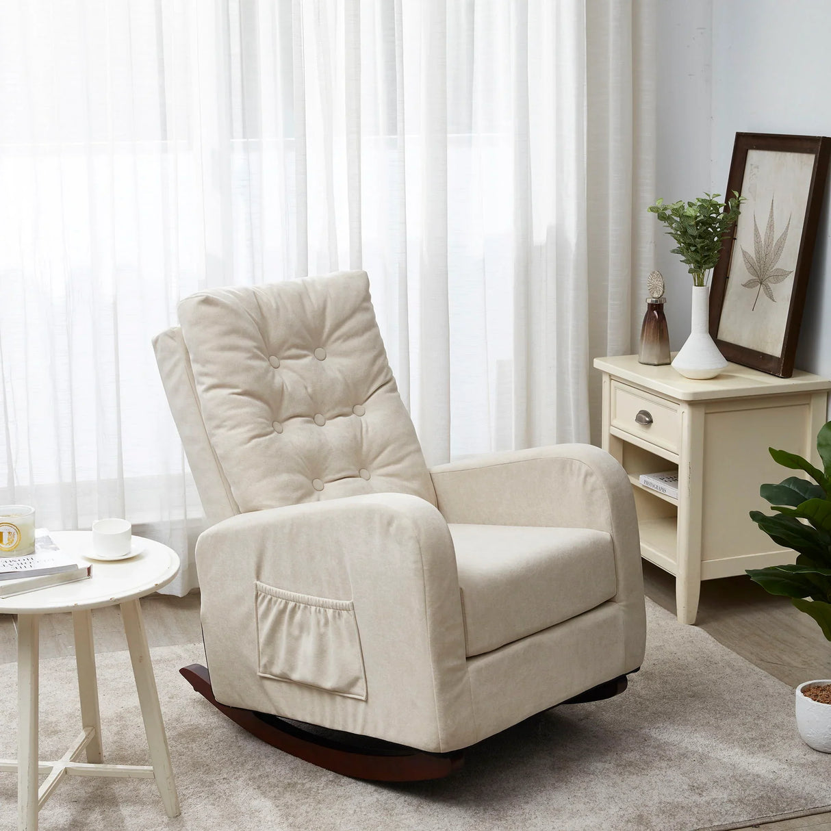 Single Sofa Reclining Japanese Chair Lazy Sofa Tatami Balcony Adjustable Chair - Furniture Home Direct