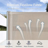 Outdoor Chaise Lounges With Adjustable Backrests Khaki - Furniture Home Direct