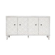 Accent Cabinet 4 Door Wooden Cabinet Sideboard Buffet Server Cabinet Storage Cabinet, For Living Room, Entryway, Hallway, Office, Kitchen And Dining Room - White Wash - Furniture Home Direct