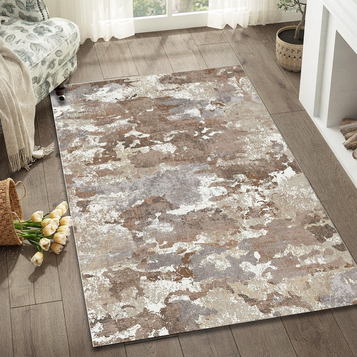 Sphinx - Washable Non - Slip Accent Rug Indoor & Outdoor - Furniture Home Direct