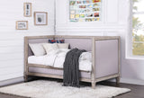 Charlton - Twin Daybed - Beige / Weathered Oak - Furniture Home Direct
