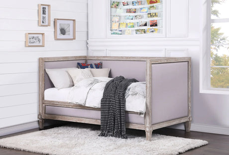 Charlton - Twin Daybed - Beige / Weathered Oak - Furniture Home Direct