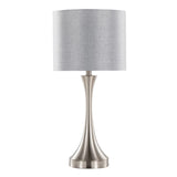 Lenuxe - Contemporary Table Lamp Built In USB Port (Set of 2) - Furniture Home Direct