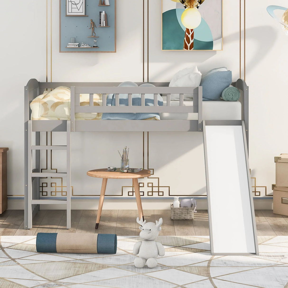 Loft Bed With Slide And Ladder - Furniture Home Direct