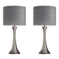 Lenuxe - Contemporary Semi Gloss Table Lamp (Set of 2) - Furniture Home Direct