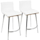 Mason - Contemporary Swivel Counter Stool (Set of 2) - Furniture Home Direct