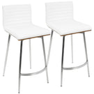 Mason - Contemporary Swivel Counter Stool (Set of 2) - Furniture Home Direct