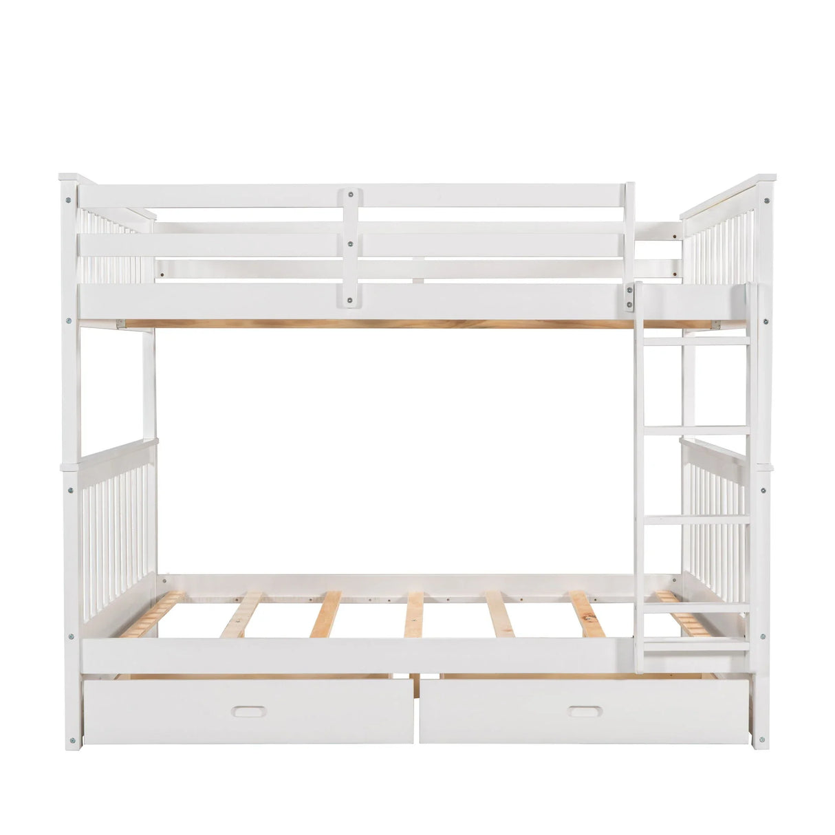 Bunk Bed With Ladders And 2 Storage Drawers - Furniture Home Direct