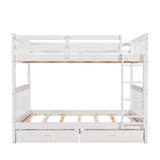 Bunk Bed With Ladders And 2 Storage Drawers - Furniture Home Direct