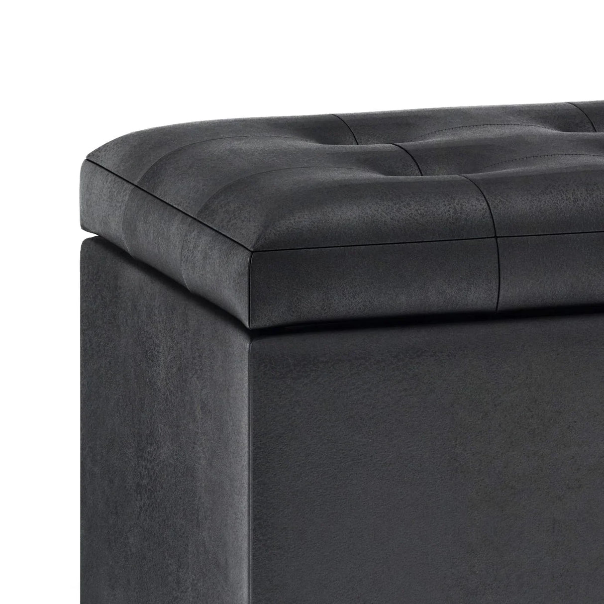 Cosmopolitan - Upholstered Storage Ottoman - Furniture Home Direct