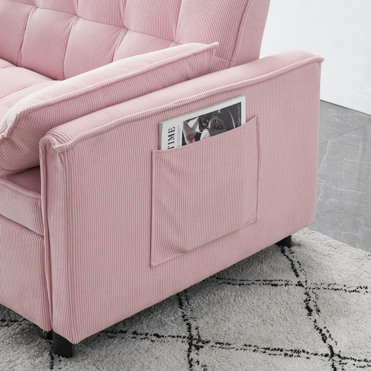 Folding Sofa Bed With Adjustable Back Access To Sofa Recliner Single Bed Adult Modern Chair Bed - Furniture Home Direct