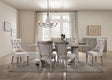 Gabrian - 7 Pieces Dining Room Set, Reclaimed - Beige / Gray - Furniture Home Direct