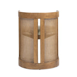 Lilith - Curved Upholstered Dining Chair, Stain Resistant High - White Pepper - Furniture Home Direct