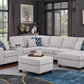 Tina - 8 Piece Upholstered Sectional With Ottoman - Furniture Home Direct