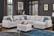 Tina - 8 Piece Upholstered Sectional With Ottoman - Furniture Home Direct
