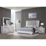 Moon - Dresser With LED Lighting - Marble - Furniture Home Direct