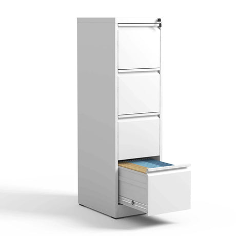 Steel Drawer Vertical File Cabinet With Lock For A4 Legal / Letter Size - Furniture Home Direct