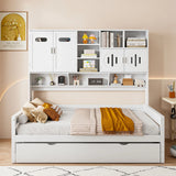 Daybed With All-In-One Cabinet And Shelf - Furniture Home Direct