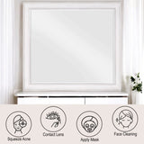 Katia - Weathered Mirror - White - Furniture Home Direct