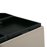 Avalon - Square Coffee Table, Storage Ottoman - Furniture Home Direct