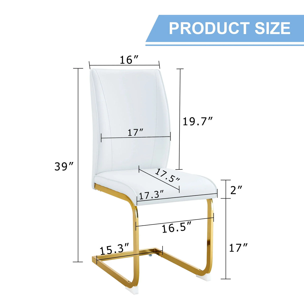Luxury Simple Arch Chair With Arched Leg - Furniture Home Direct