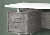 Computer Desk For Home Office, Laptop, Left, Right Set - Up, Storage Drawers, Contemporary & Modern - Furniture Home Direct