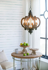 Cake Stand, Cake Plate With Magnesium Base - Cream / Brown - Furniture Home Direct