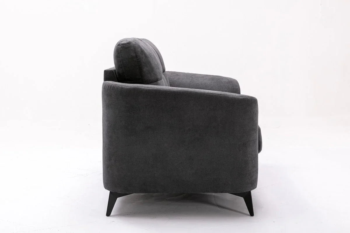 Callie - Woven Fabric Loveseat - Furniture Home Direct