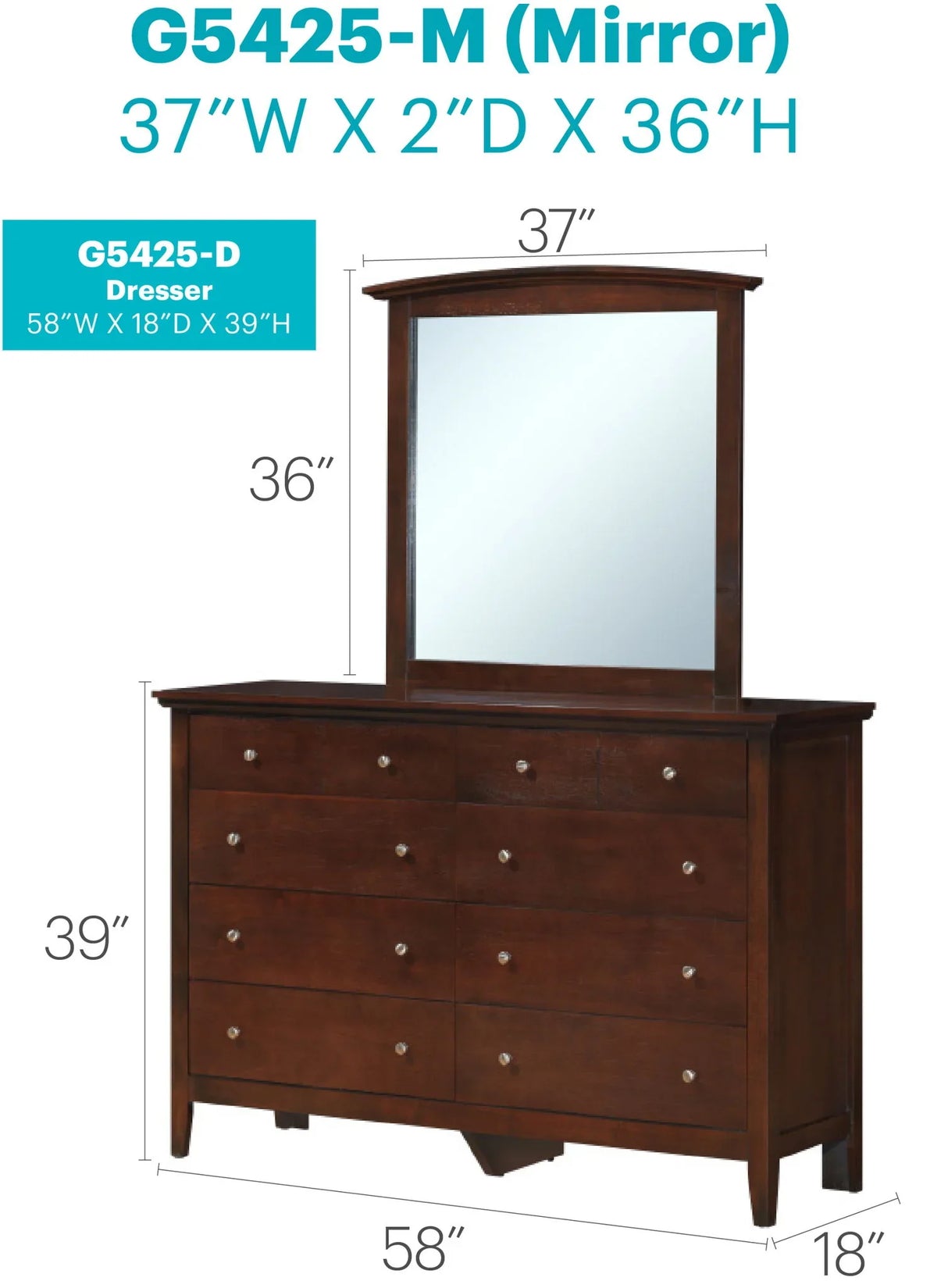 Elegant Casual Dresser For Any Room - Furniture Home Direct