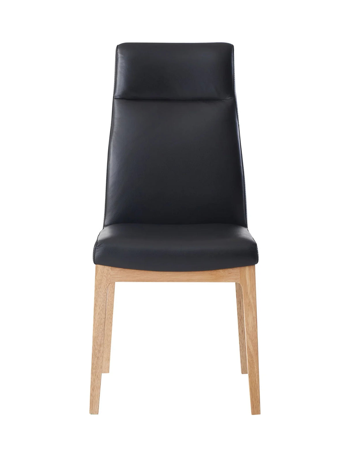 Raquan - Leather Side Chair (Set of 2) - Black Pu - Furniture Home Direct