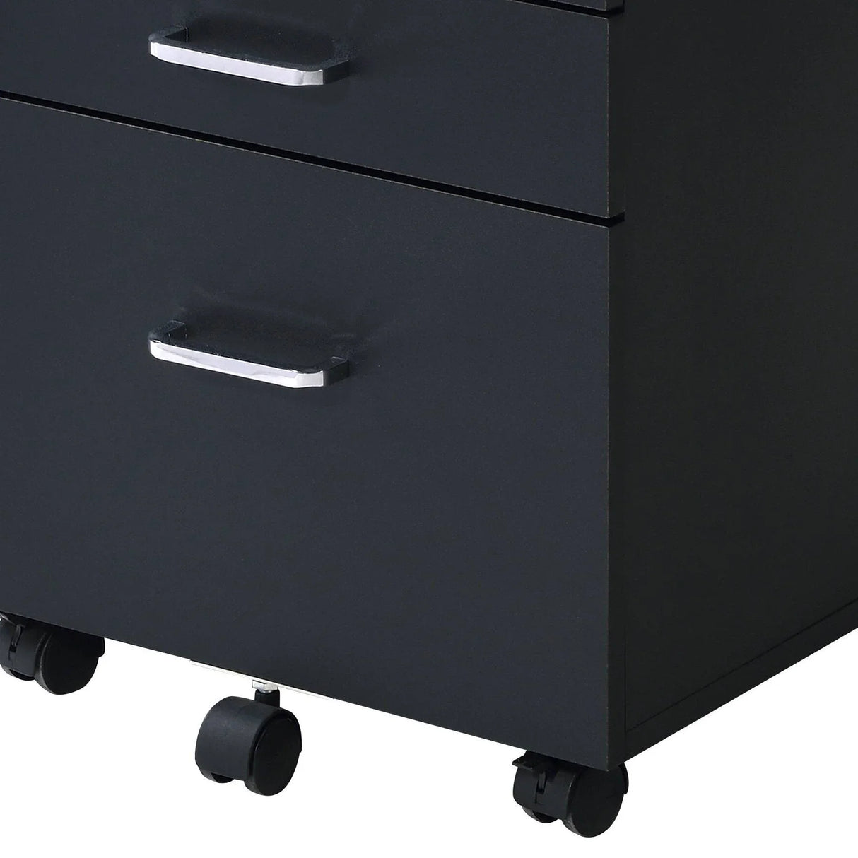 Tennos - Cabinet - Black / Chrome - Furniture Home Direct