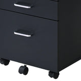 Tennos - Cabinet - Black / Chrome - Furniture Home Direct