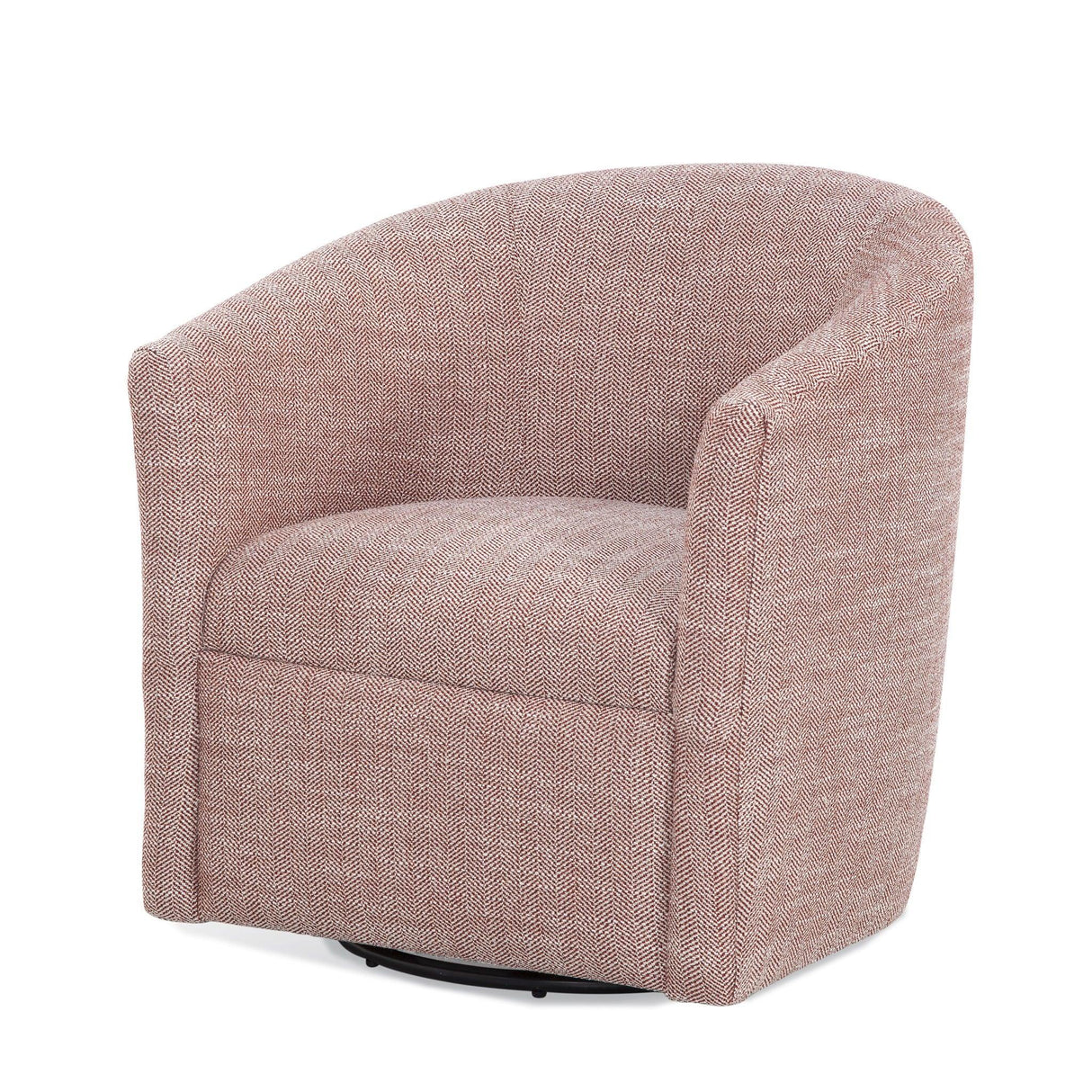 Lainey - Swivel Barrel Chair With 360 Degree Rotation - Furniture Home Direct