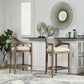 Americana - Mid-Century Modern Cane Back Counter Stool - Furniture Home Direct
