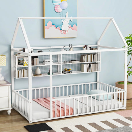 House Frame With Fence And Shelves - Furniture Home Direct