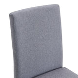 Dining Set Modern With Marble Top Table For Six Gray - Furniture Home Direct