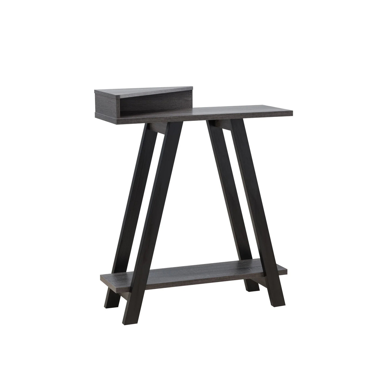 Contemporary Console Table With Two Shelves - Furniture Home Direct
