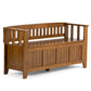 Acadian - Entryway Storage Bench, Handcrafted - Furniture Home Direct