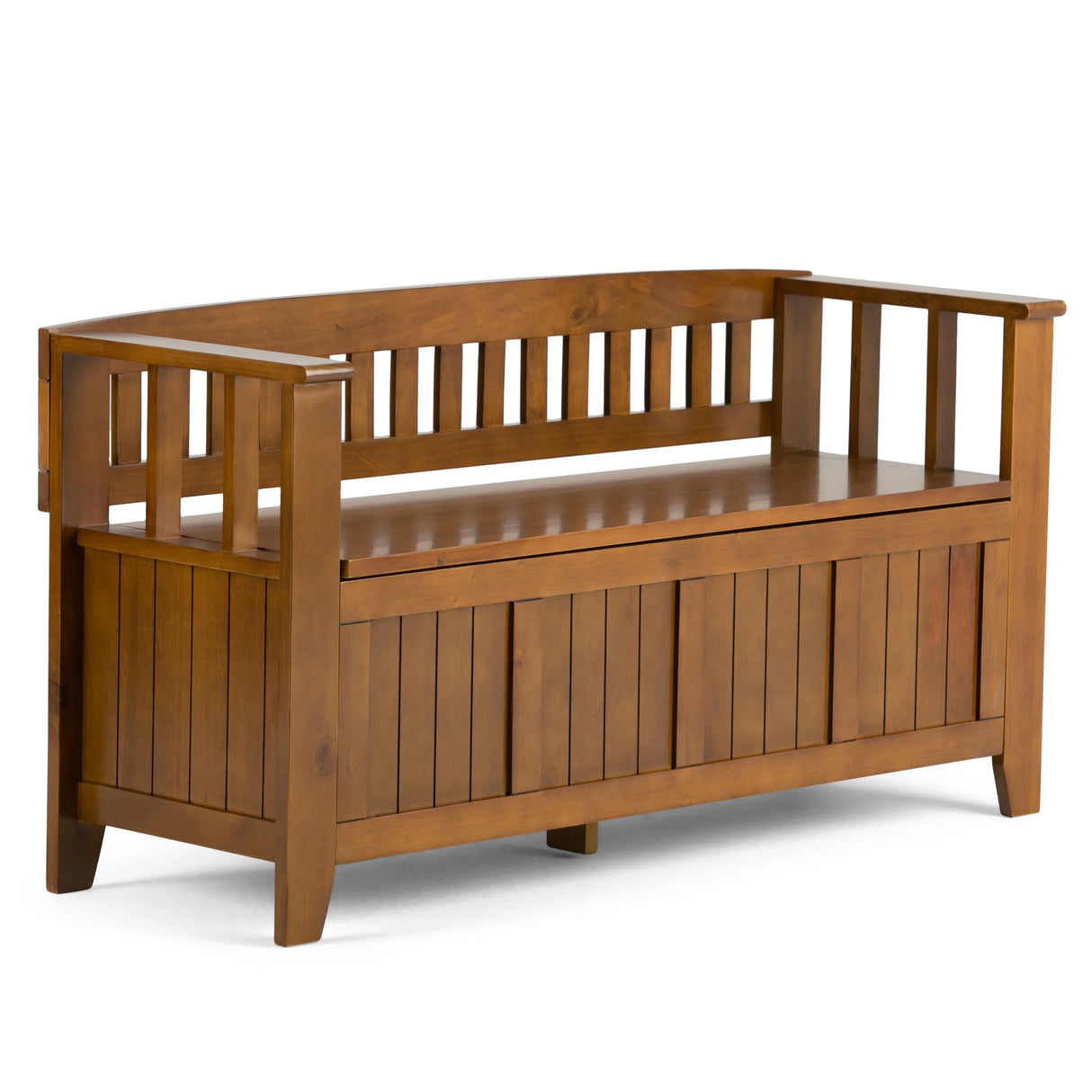 Acadian - Entryway Storage Bench, Handcrafted - Furniture Home Direct