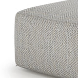 Nate - Handcrafted Square Pouf - Furniture Home Direct