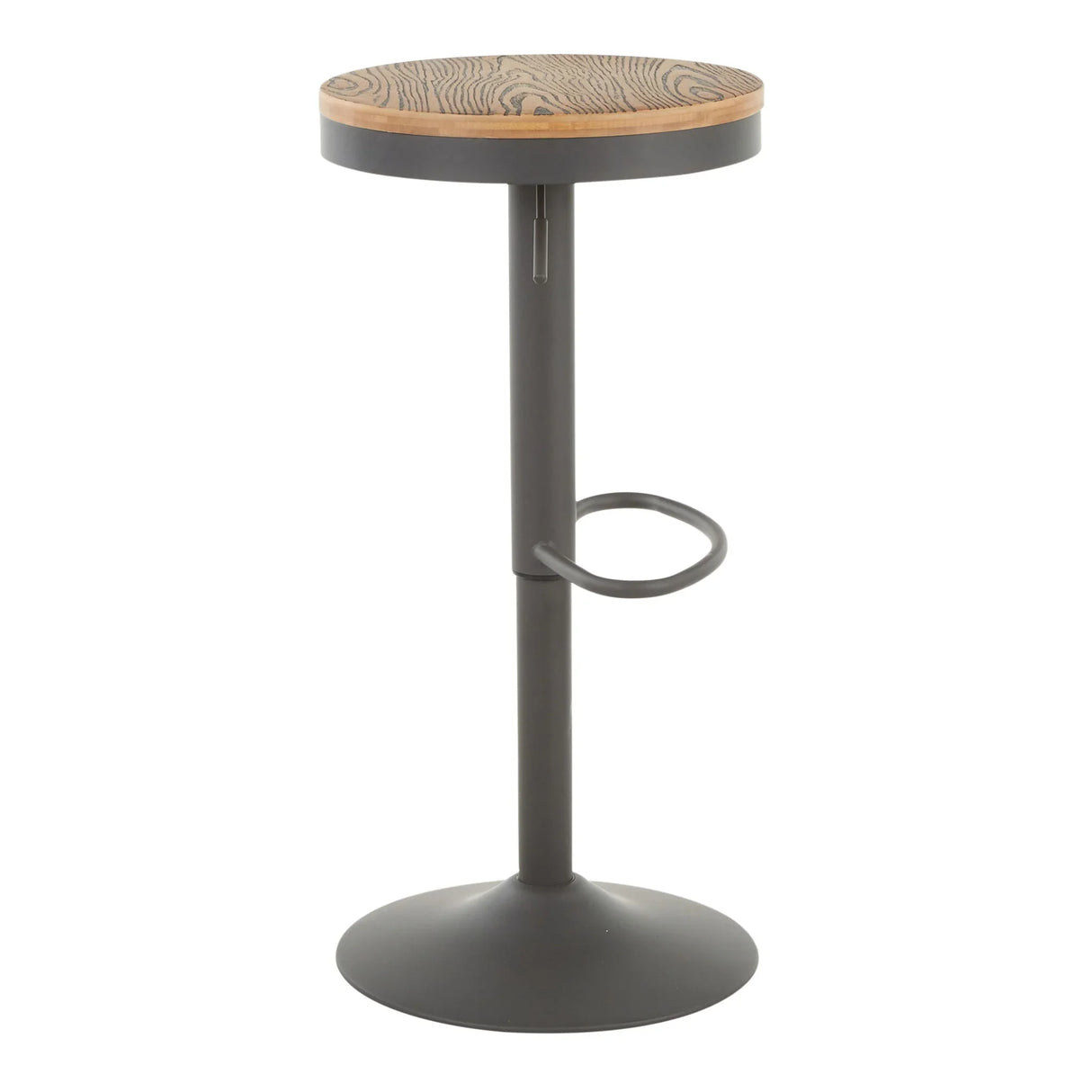 Dakota - Industrial Adjustable Barstool (Set of 2) - Furniture Home Direct