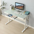 Standing Desk With Metal Drawer, Adjustable Height Stand Up Desk, Sit Stand Home Office Desk, Ergonomic Workstation - Furniture Home Direct