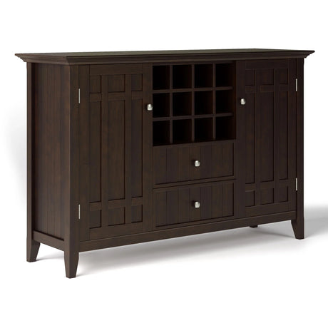 Bedford - Wine Rack - Dark Chestnut Brown - Furniture Home Direct