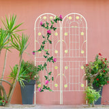 Metal Garden Trellis Rustproof Trellis For Climbing Plant Outdoor Flower Support - Furniture Home Direct